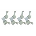Lot de 4 connecteurs d'angle droit pour ruban led de 8mm - EMATRONIC