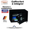 Coffre de sécurité à intégrer HARTMANN - HT0030N2 - Serrure à clé + 4 tubes compteurs