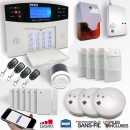 Alarme maison sans-fil filaire GSM EMATRONIC AL01 ULTIMATE 4-5 pièces