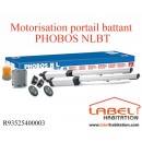 Motorisation portail 2 battants BFT - Phobos NLBT 24V