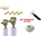 Kit d'installation complet pour climatiseur 1/4 3/8 - CLIMFIX1 (9 mètres)