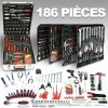 Coffret outillage 186 pièces LBH LB-428