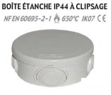 Boite étanche IP44 à clipsage 70x35mm  ref : 2070