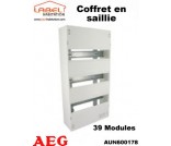 Coffret en saillie avec 39 modules - AEG