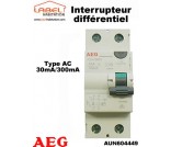 Interrupteur différentiel Type AC 30mA/300mA - AEG