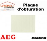 Plaque d'obturation - AEG