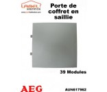 Porte pour coffret en saillie avec 52 modules - AEG