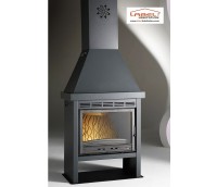 Poêle cheminée avec habillage INVICTA - Doncheville