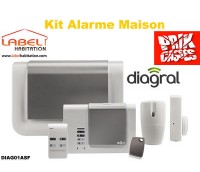 Alarme maison Diagral - Kit complet - DIAG01ASF 