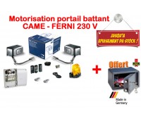 Motorisation portail battants Kit CAME Ferni + Coffre Fort Burg Wachter offert!  Offre Spéciale Destockage
