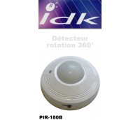 Détecteur extérieur de présence sur 360° pour éclairage extérieur Blanc IDK - PIR-360B