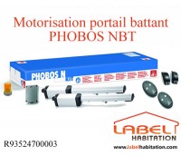 Motorisation portail 2 battants BFT - Phobos NBT 24V