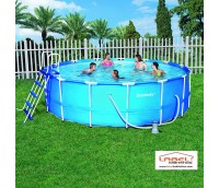 Piscine Tubulaire Forme Ronde - BESTWAY - Dimensions  457 x 122 