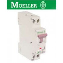 Disjoncteur divisionnaire phase + Neutre 2 A 6K courbe C - MOELLER
