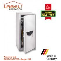 Armoire à fusil BURG-WÄCHTER - Ranger1/8E - Serrure électronique