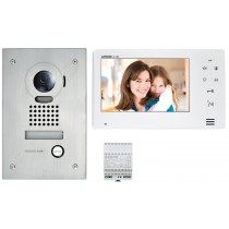 Interphone vidéo écran 7 pouces touches sensitives encastrable AIPHONE - JOS1F