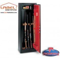 Armoire à fusils TECHNOMAX - HS600-SC - Serrure à clé