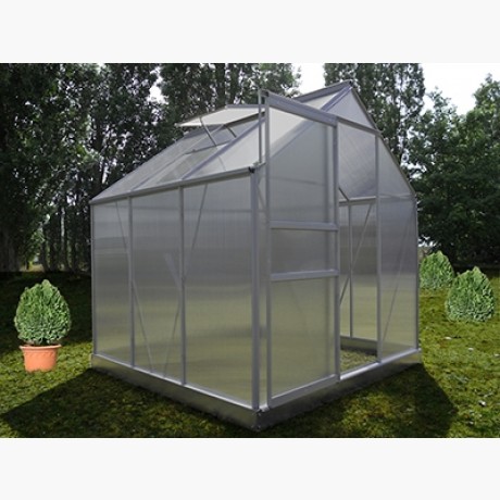 Serre en polycarbonate DIAMANT 3,6m² - Gris