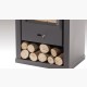 Poêle à bois BELLEZA TORINO 7.5 KW surface de chauffe de 100m²